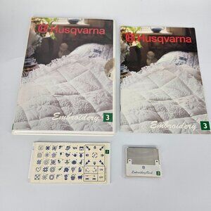 Husqvarna Embroidery Card 3 Quilting Americana Touch Pad Digitized Instruction